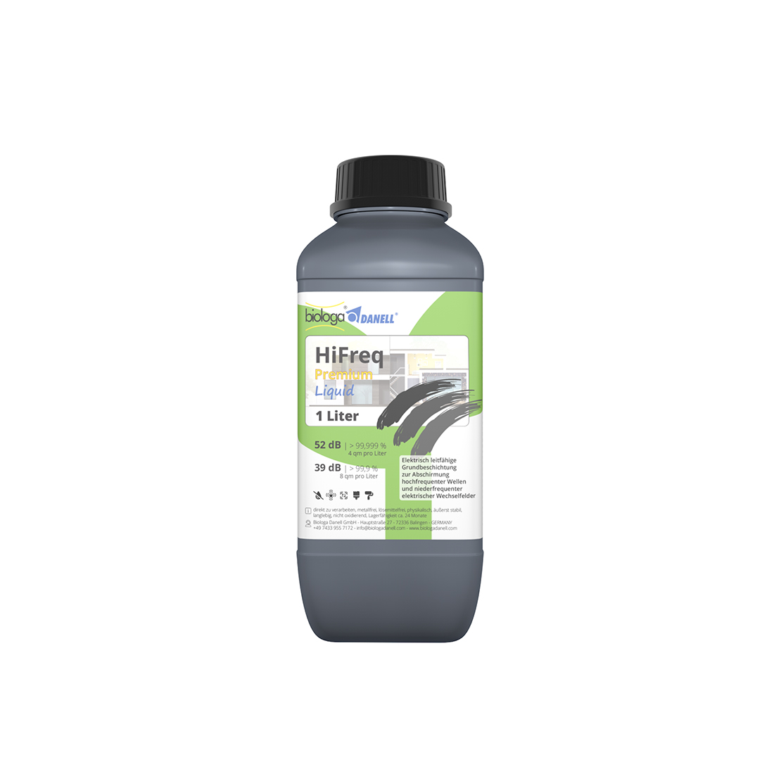 Hochfrequenz-Abschirmfarbe  - HiFreq-Premium-Liquid / 1 liter