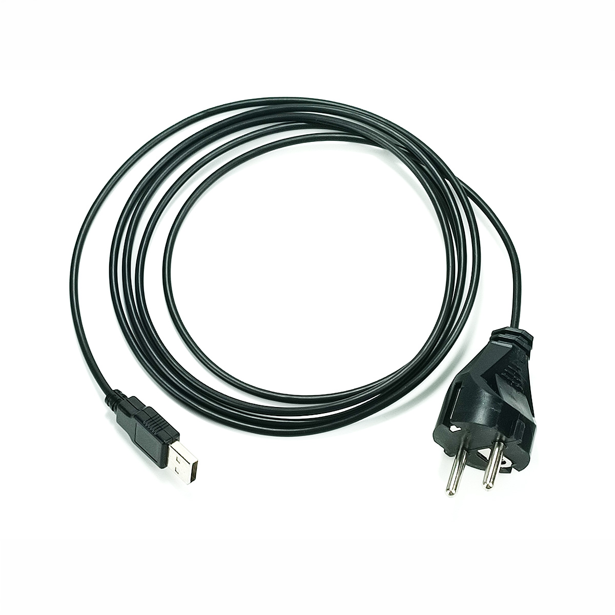 Erdungskabel - USB  2 m - schwarz