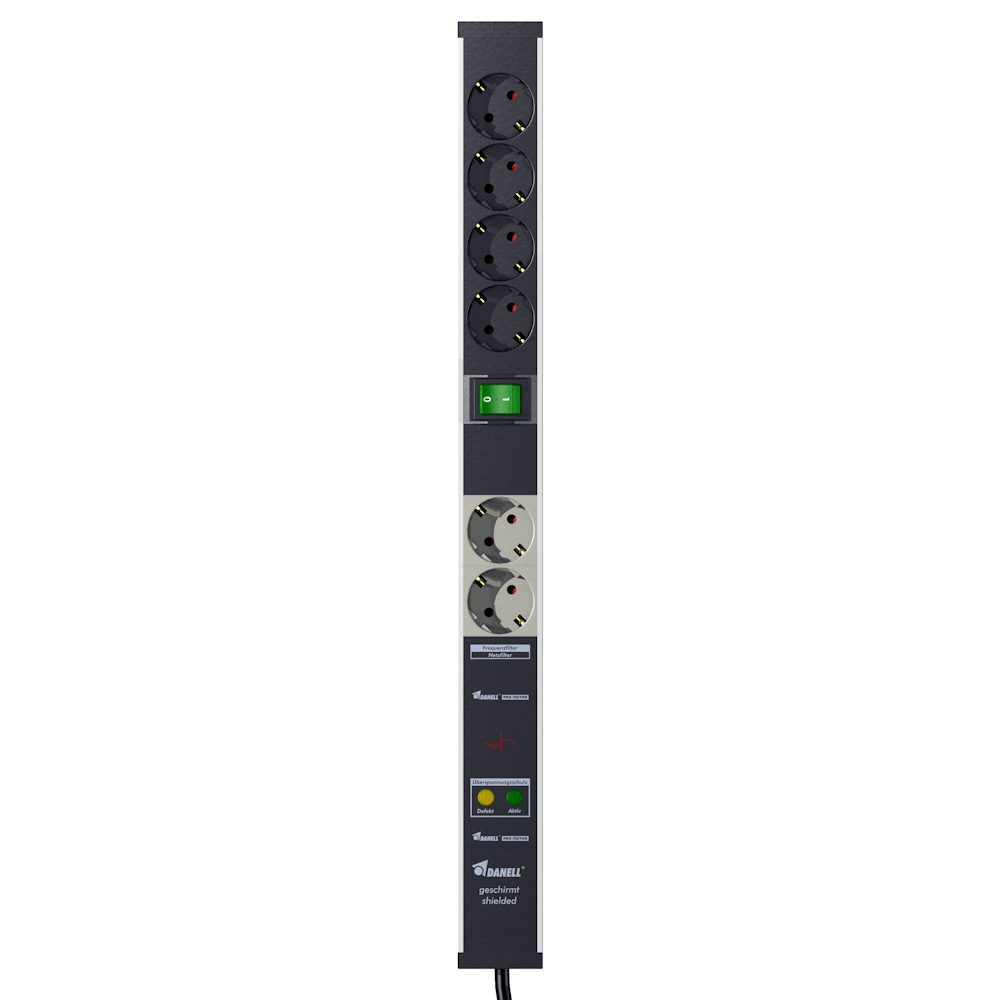41-6744--Steckdosenleiste 6-fach PC - STL6PC