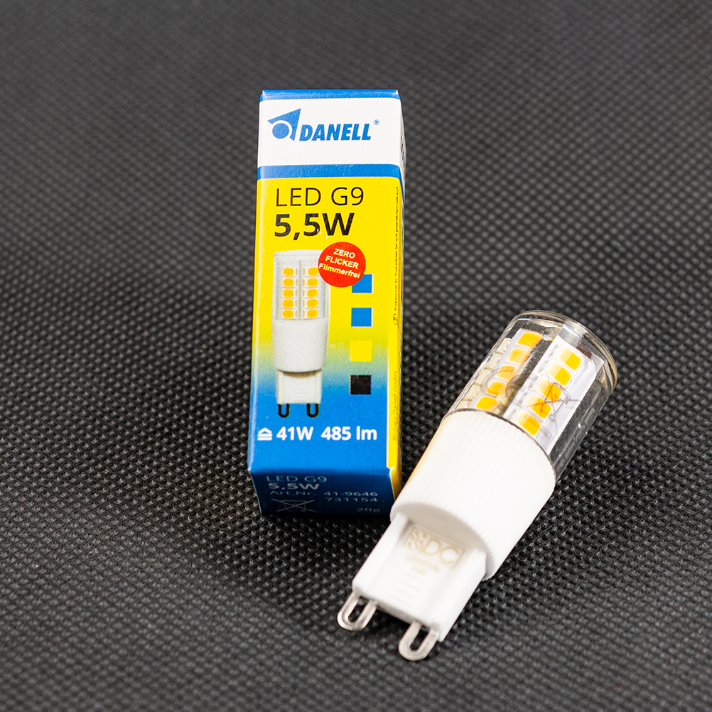 41-9646--Leuchtmittel G9 - LED 5,5 Watt - LM-LED-G9-55