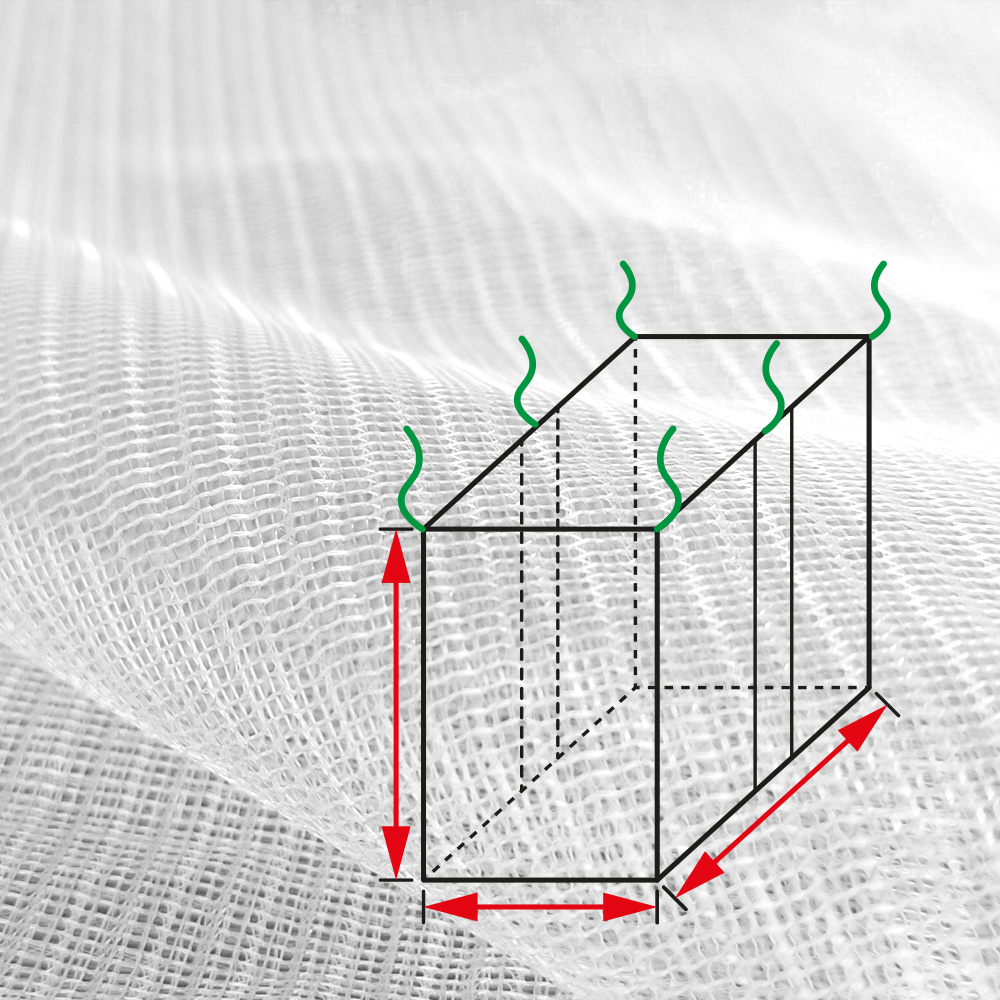Einzelbettbaldachin Topas+ 220 x 120 x 220 cm