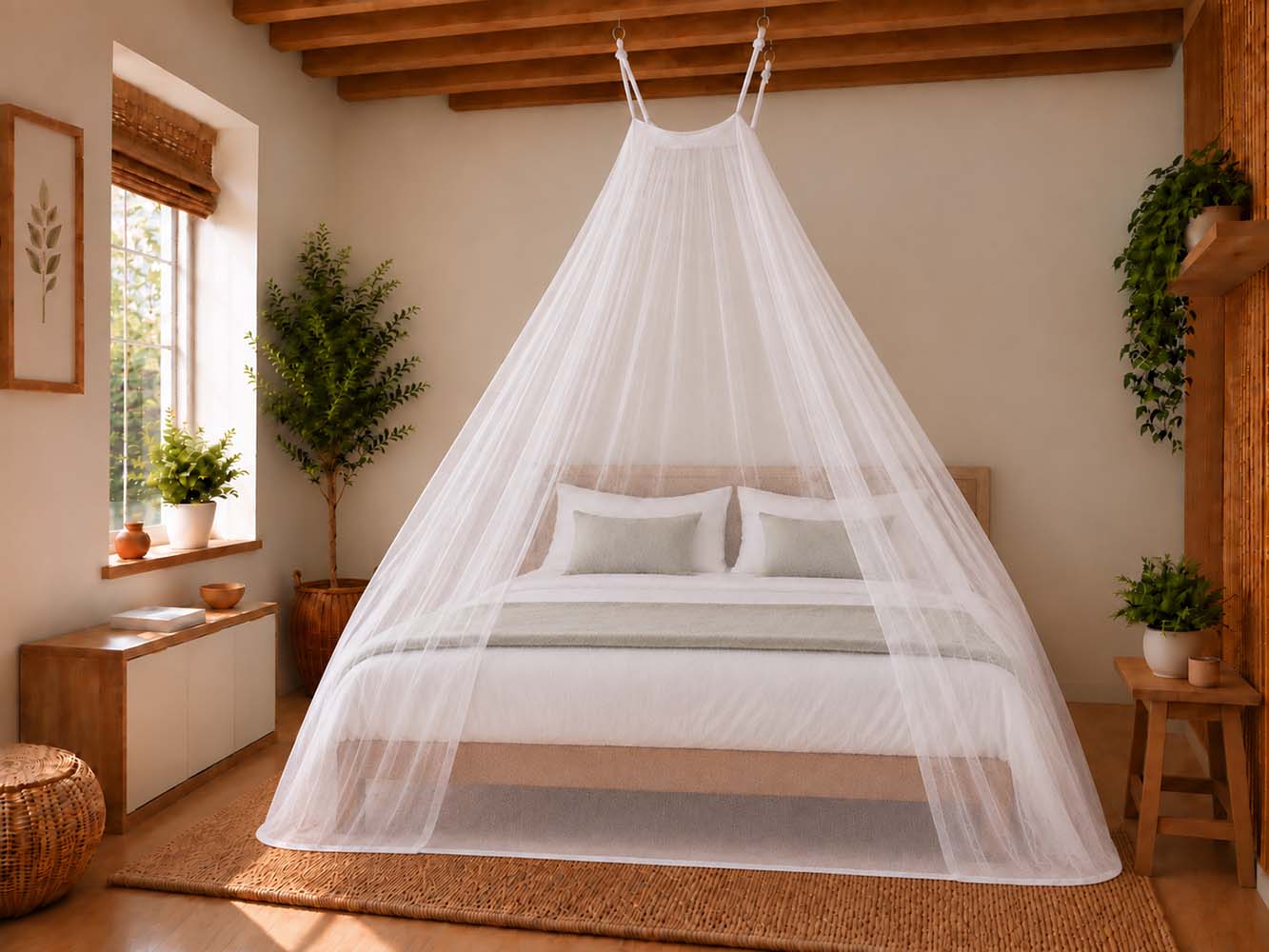 Universalbaldachin Topas+ 240 x 240 x 200 cm; oben 50 x 50 cm